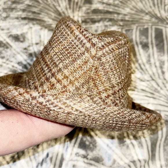 DOBBS 5th Avenue New York Tweed Fedora NWOT SZ 7 - Picture 4 of 4